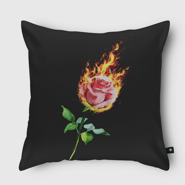 Burning Desires Throw Pillow