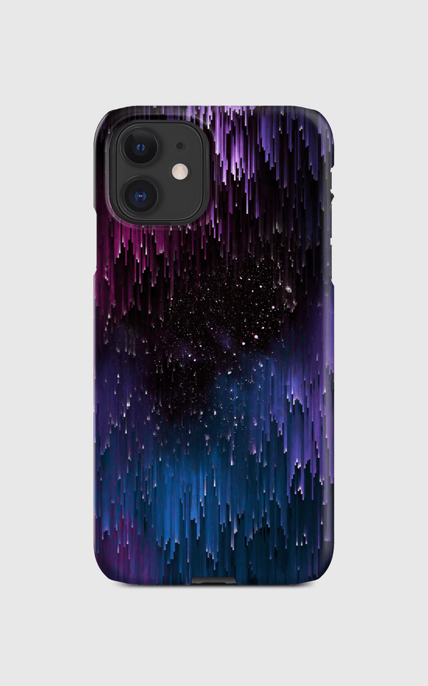 Ultraviolet Glitch Galaxy Regular Case