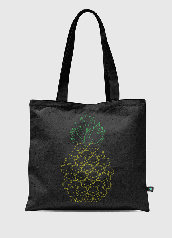 Pineaple Cat Tote Bag