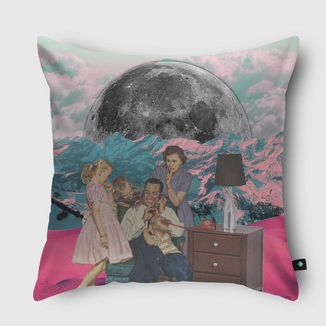 Vintage family  - Throw Pillow