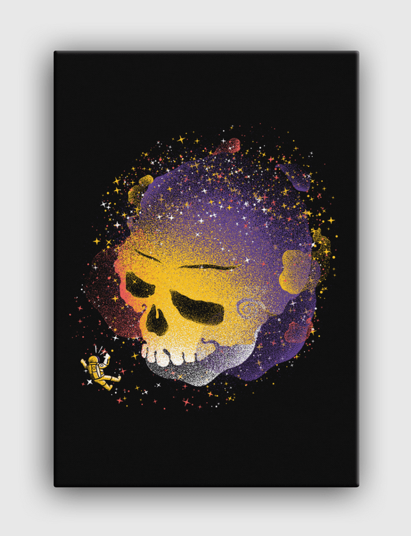 Skull Galaxy Canvas