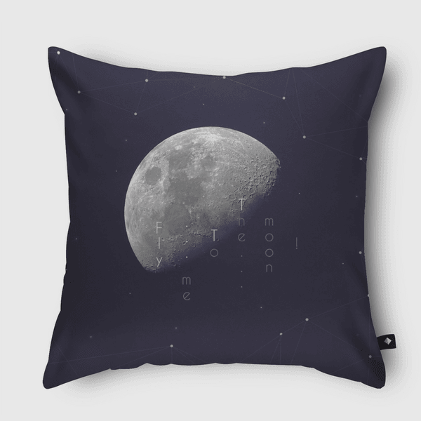 To The Moon~collection Throw Pillow