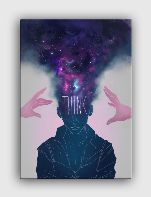 Think (Graphic print) Canvas