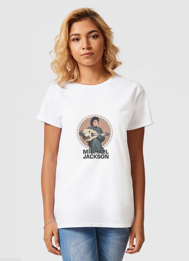 مايكل جاكسون " بالعود" - Women Basic T-Shirt