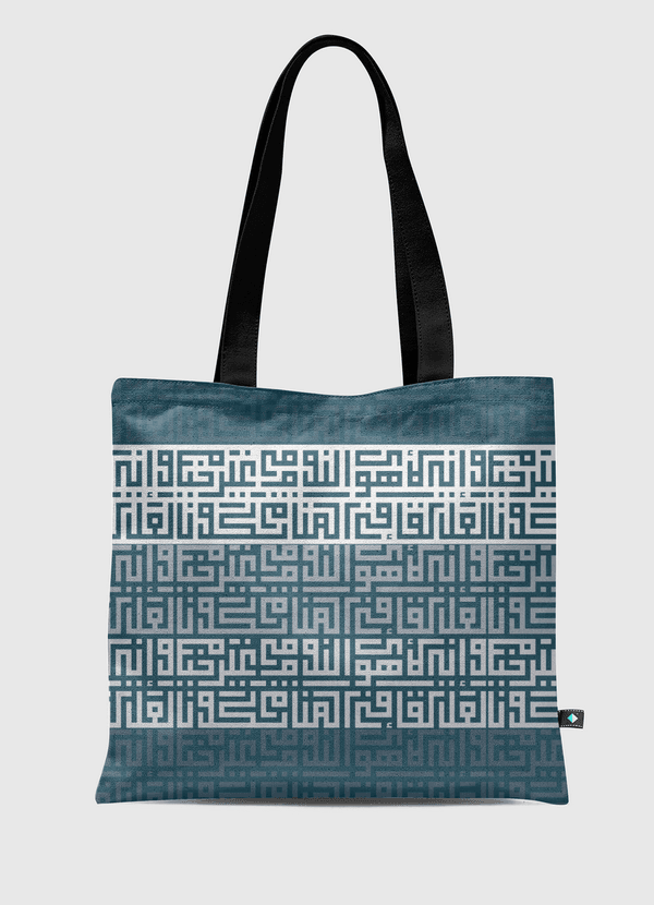 kufi - blue Tote Bag