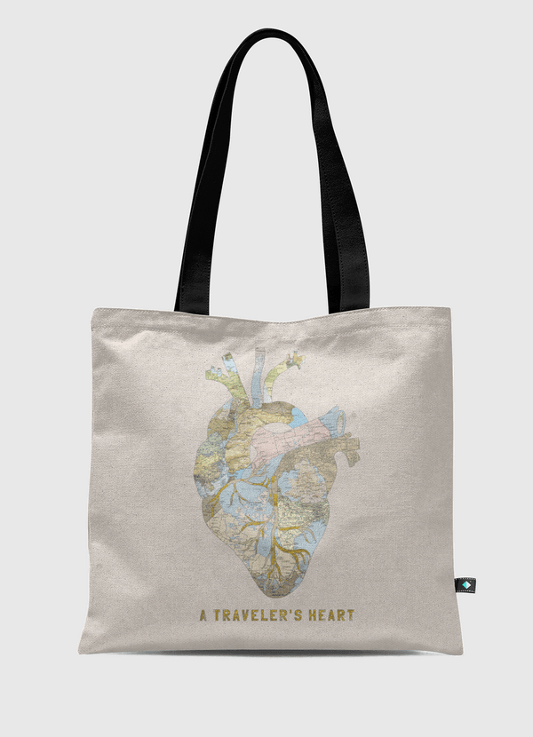 A Traveler's Heart Tote Bag