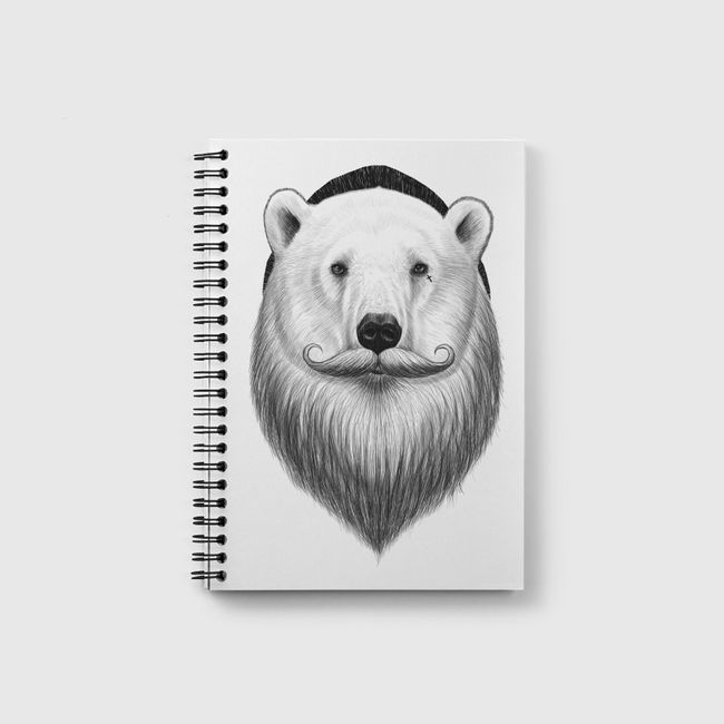 Bearded polar bear - Notebook