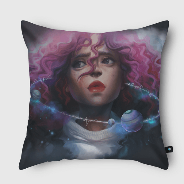 Sound of Space Throw Pillow