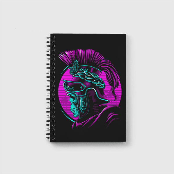 Retro Roman skull Notebook