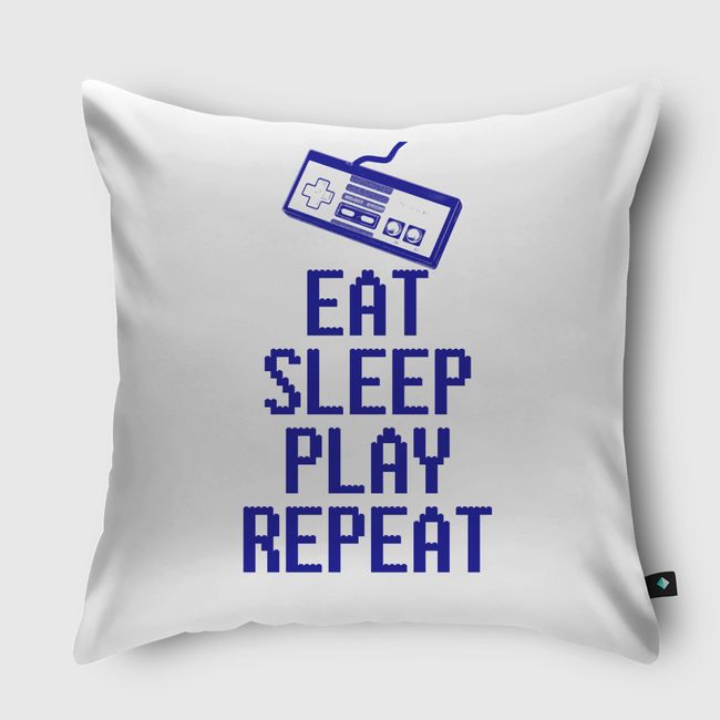 EAT SLEEP PLAY REPEAT - Throw Pillow