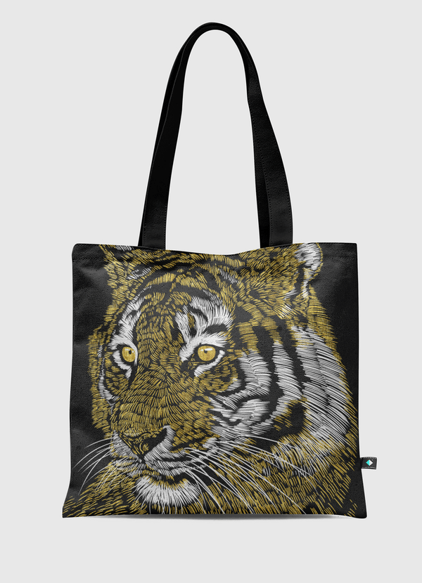 Golden Tiger Tote Bag