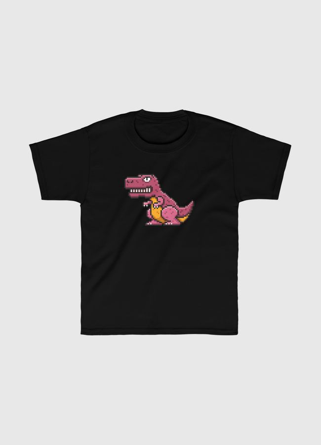Dinosaur Pixel Style - Kids Classic T-Shirt