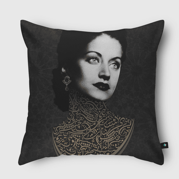 Asmahan Throw Pillow