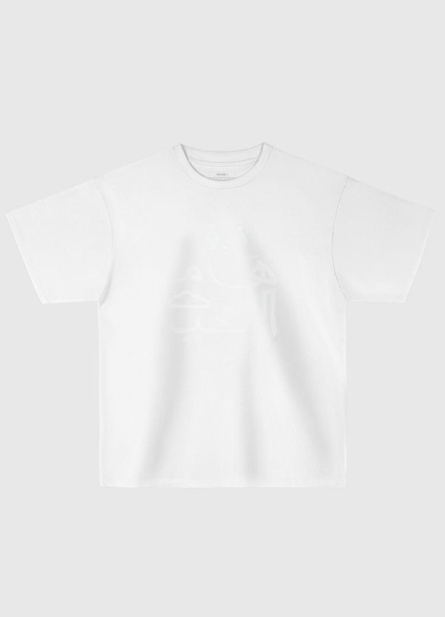 ABOVE CLOUDS فوق هام السحب - Oversized T-Shirt