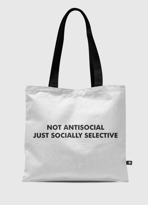 Not antisocial Tote Bag