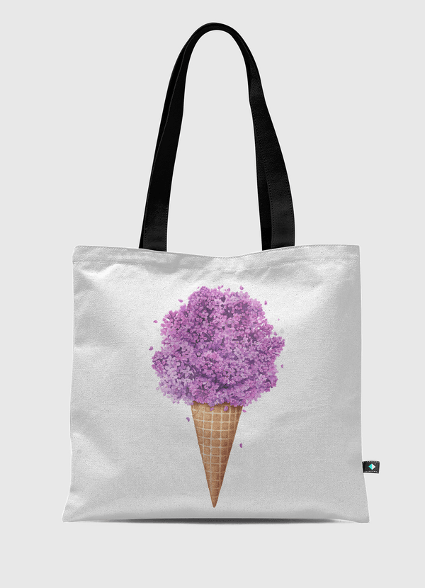 Ice cream with lilac Tote Bag