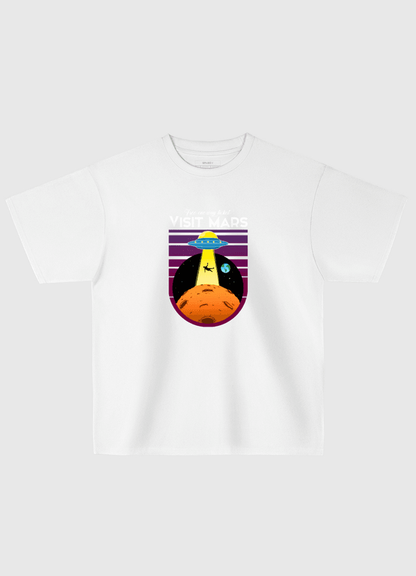 visit mars Oversized T-Shirt