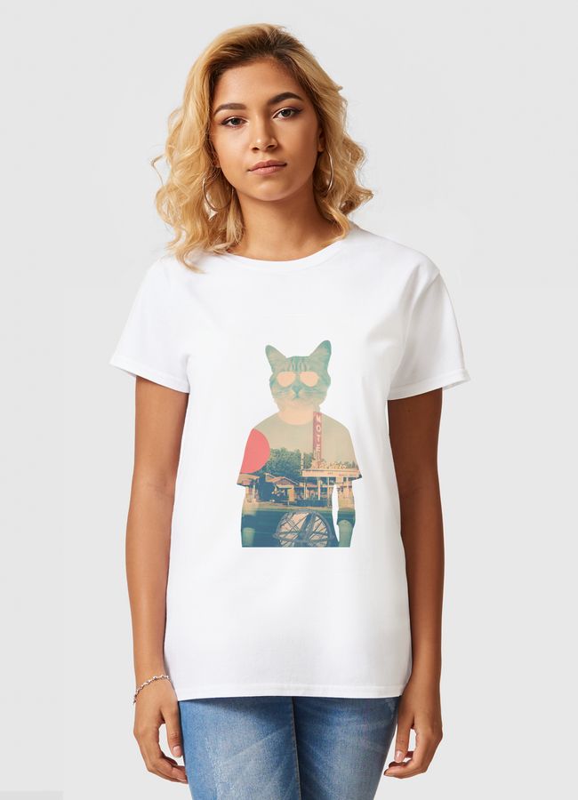Cool Cat - Women Basic T-Shirt