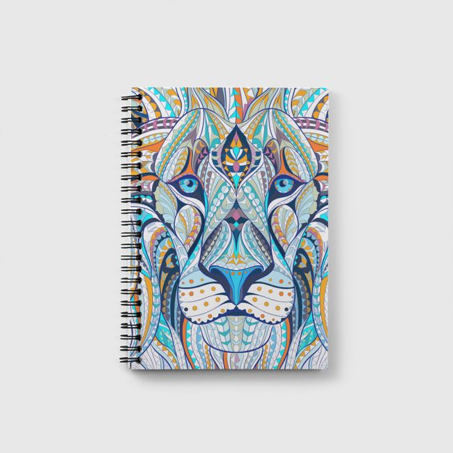 Ethnic  Blue Lion - Notebook