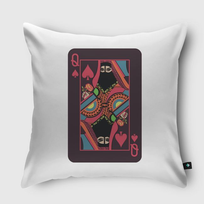 Queen of Spades SUMMER - Throw Pillow