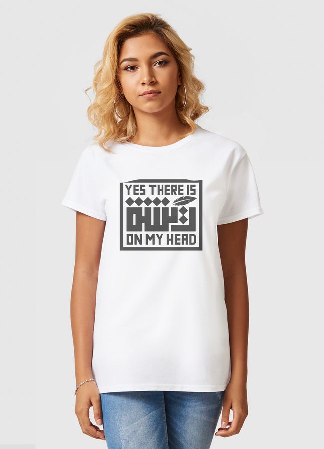 Feather on My Head - Women Basic T-Shirt