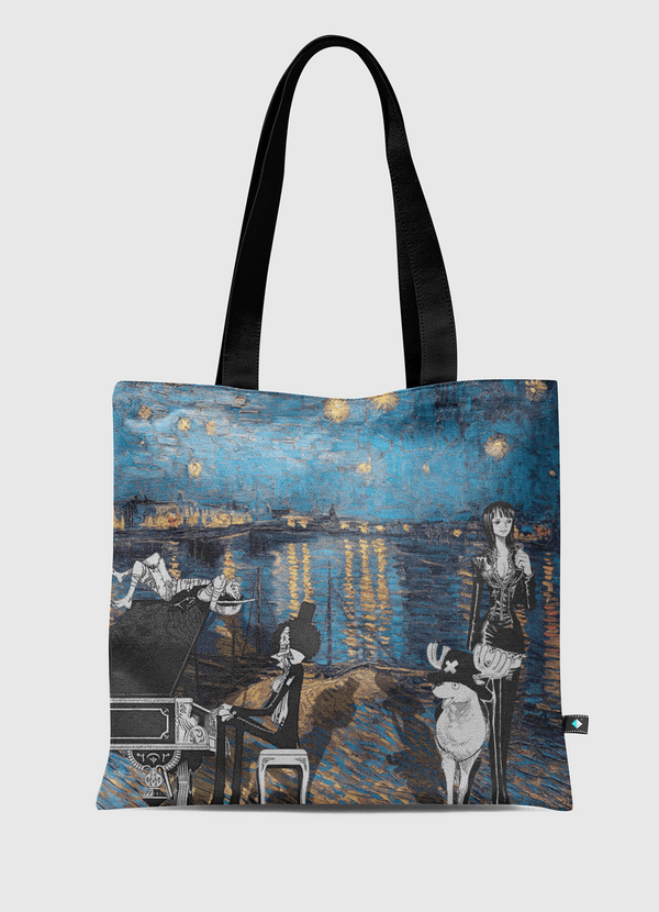 Luffy ft. Starry Night Tote Bag