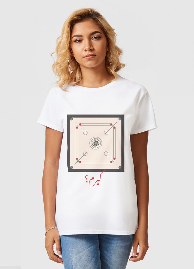 Carrom and chill? - Women Basic T-Shirt
