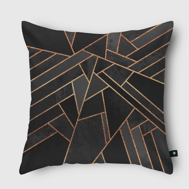 Black Night - Throw Pillow