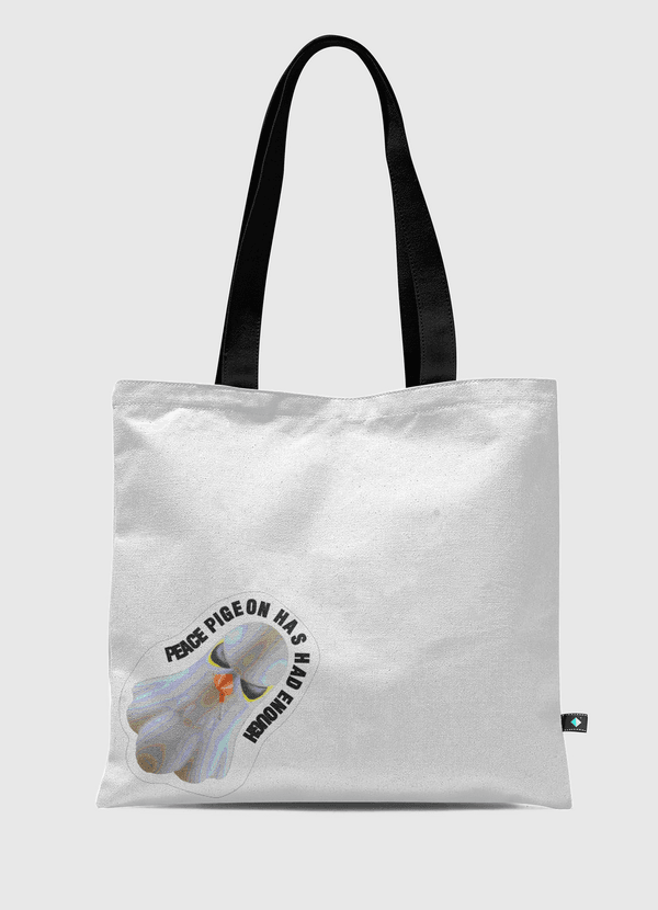 PEACE PIGEON ART TOY Tote Bag