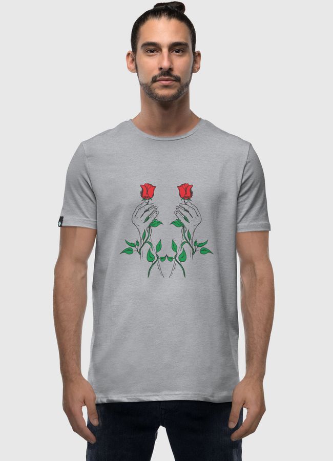 Hand and Flower - Men Premium T-Shirt