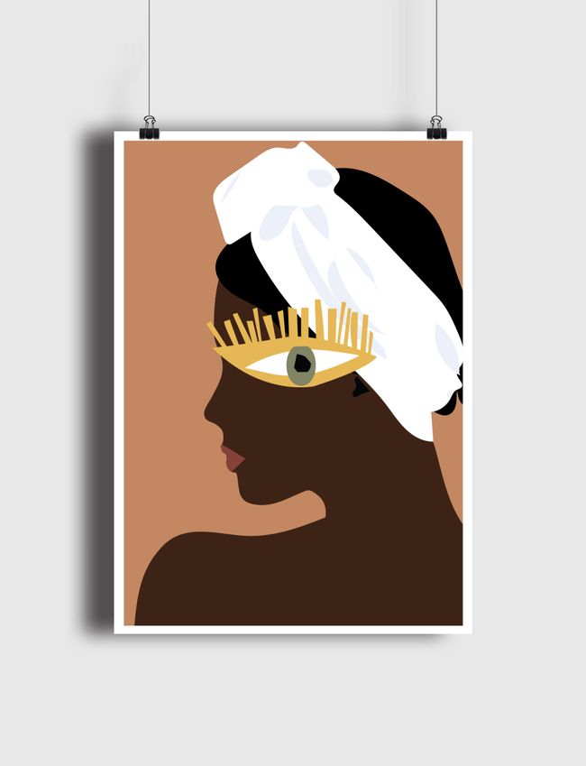 Black Woman Wall Art - Poster