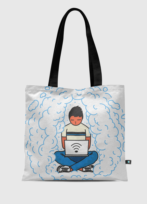 Internet in the Clouds Tote Bag