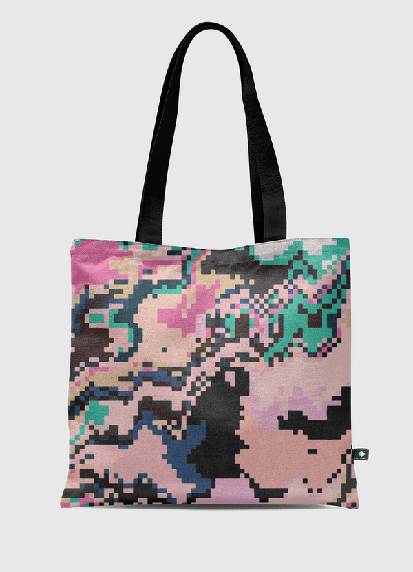 Pink pixel camo Tote Bag