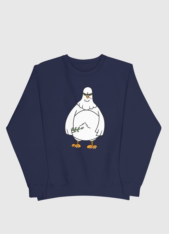 peace pigeon had enough  - Men Sweatshirt