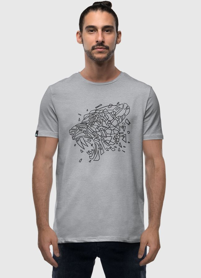 Geometric Sabertooth - Men Premium T-Shirt