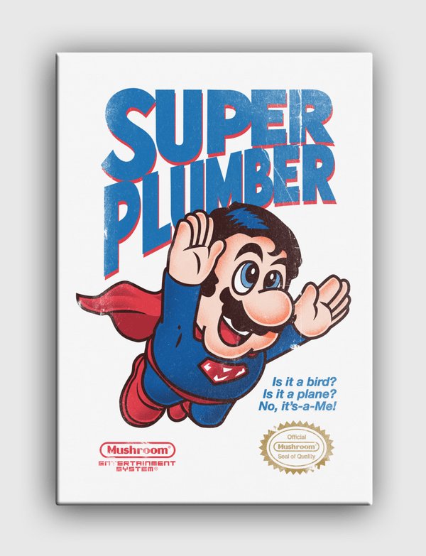 Super Plumber Canvas