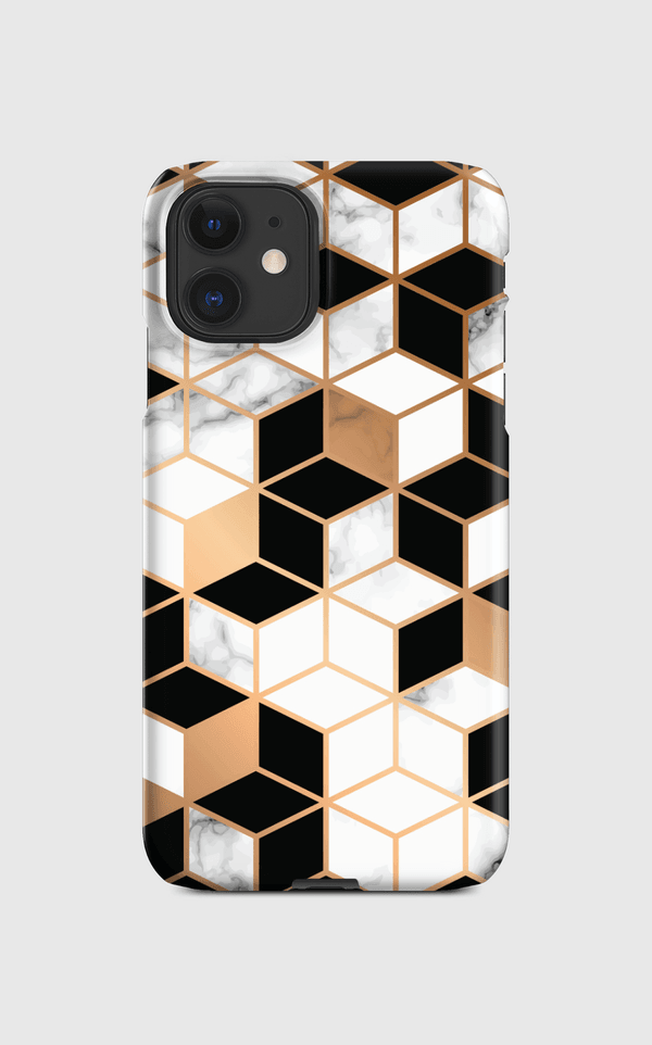 Marble and cube pattern Regular Case