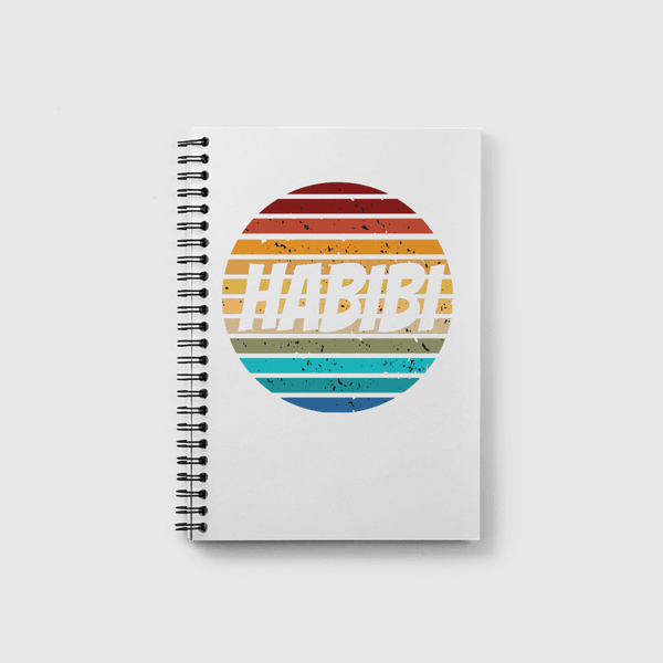 habibi retro sunset  Notebook