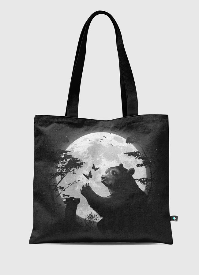 Mother bear under the moon - Tote Bag