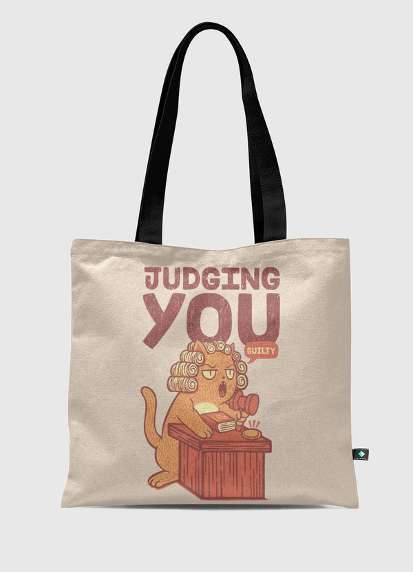 I'm Judging You Cat Tote Bag