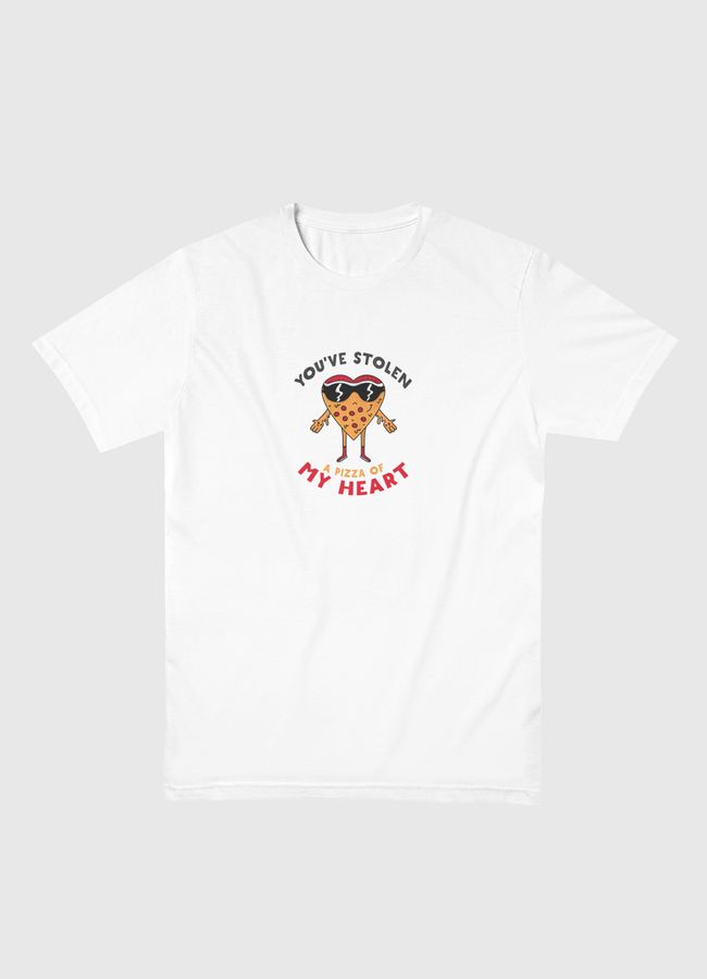 Pizza of my Heart - Men Basic T-Shirt