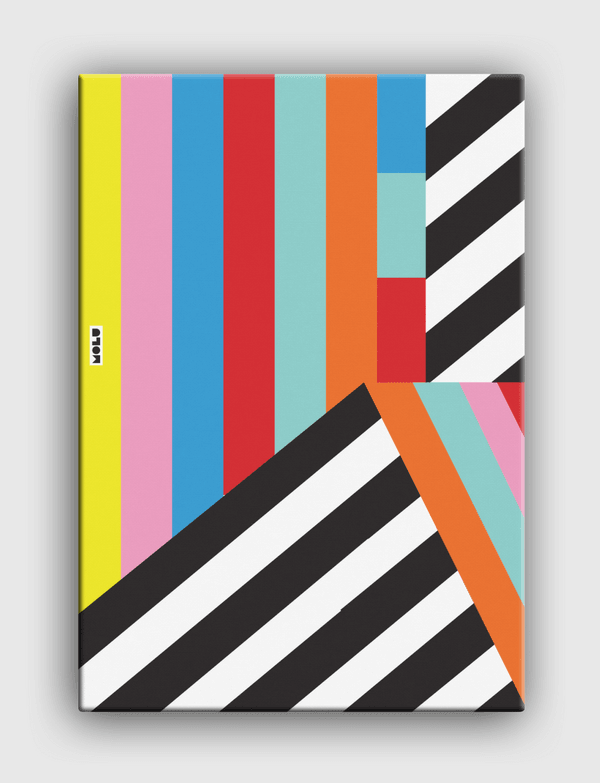 Rainbow of Stripes Canvas