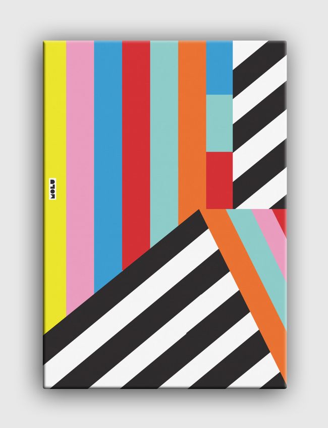 Rainbow of Stripes - Canvas