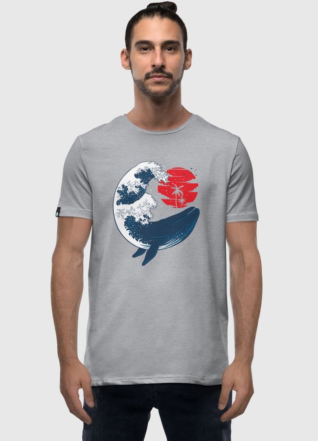 The Whale wave - Men Premium T-Shirt