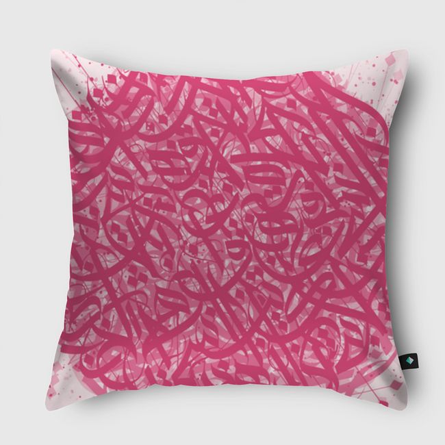 PINK ART - Throw Pillow