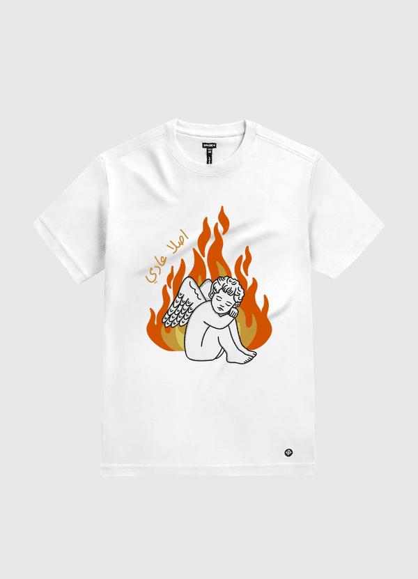 اصلا عادي White Gold T-Shirt