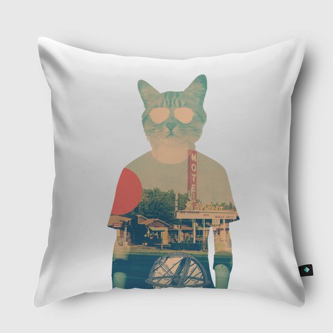 Cool Cat - Throw Pillow