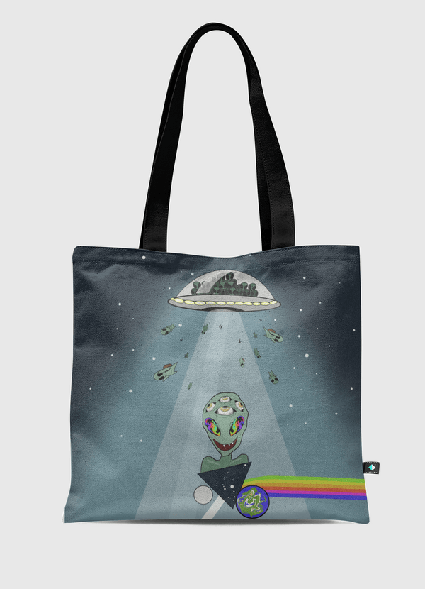 Alien invasion  Tote Bag