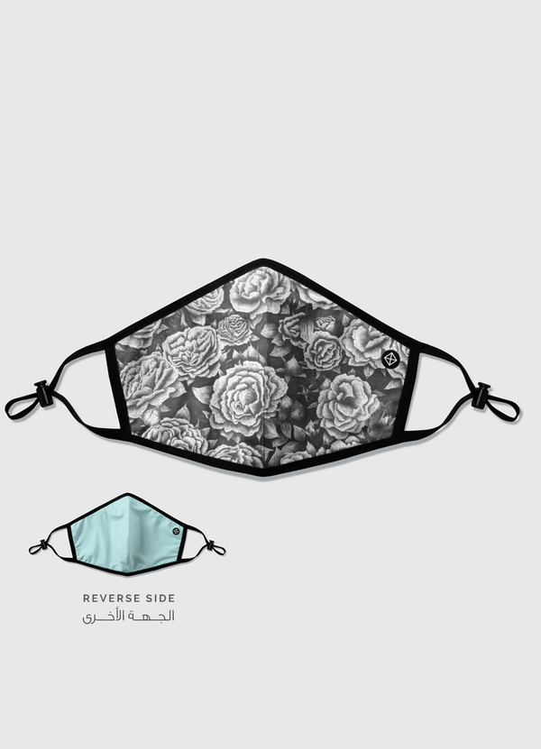 Blooming garden Reversible Mask