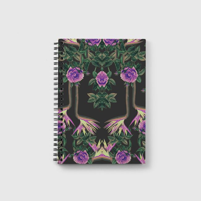 Dark Jungle Rose - Notebook